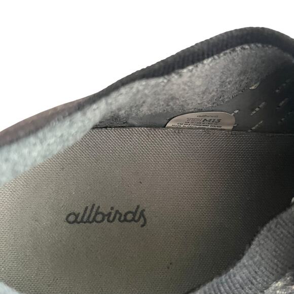 AllBirds Tree Dasher Black Knit Slip On Active Shoes Men’s Size 13